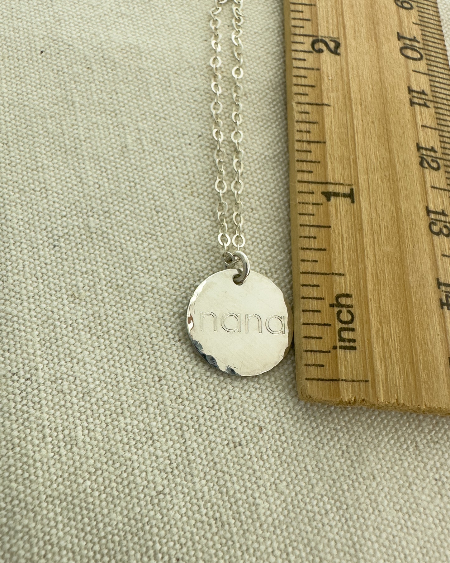 Talya Pendant Necklace with Birthstones in Sterling Silver