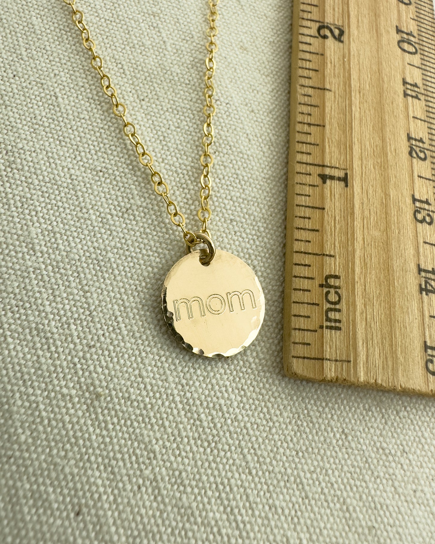 Talya Pendant Necklace with Birthstones in Gold