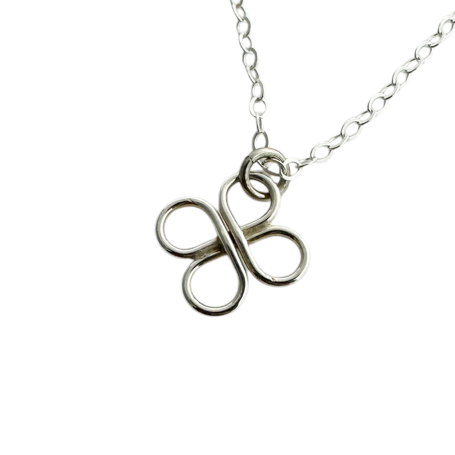 Clover Silver Necklace