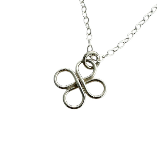 Clover Silver Necklace