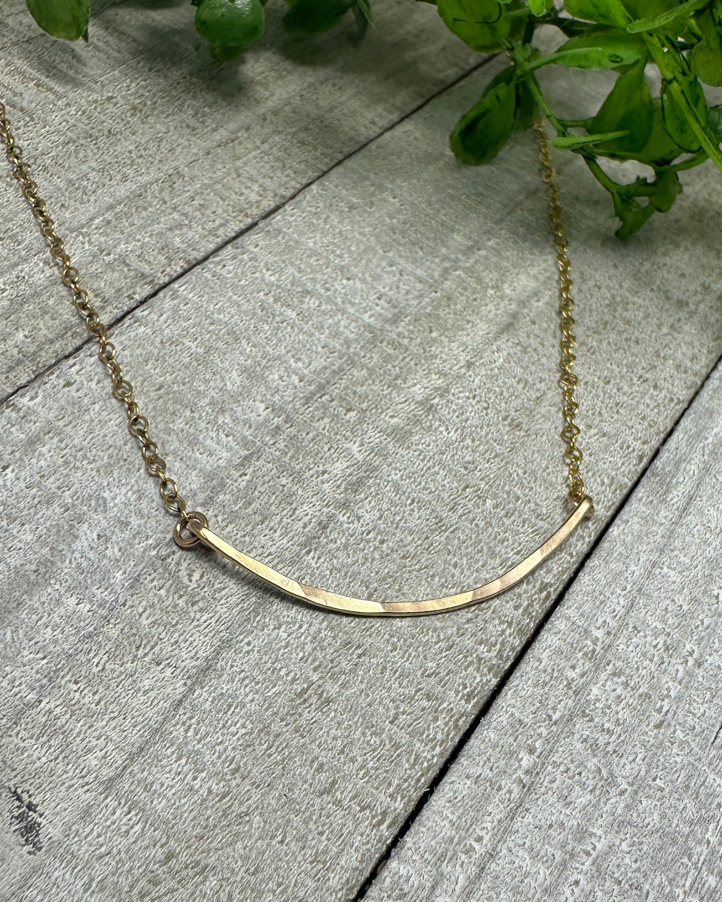 Arc Gold Necklace