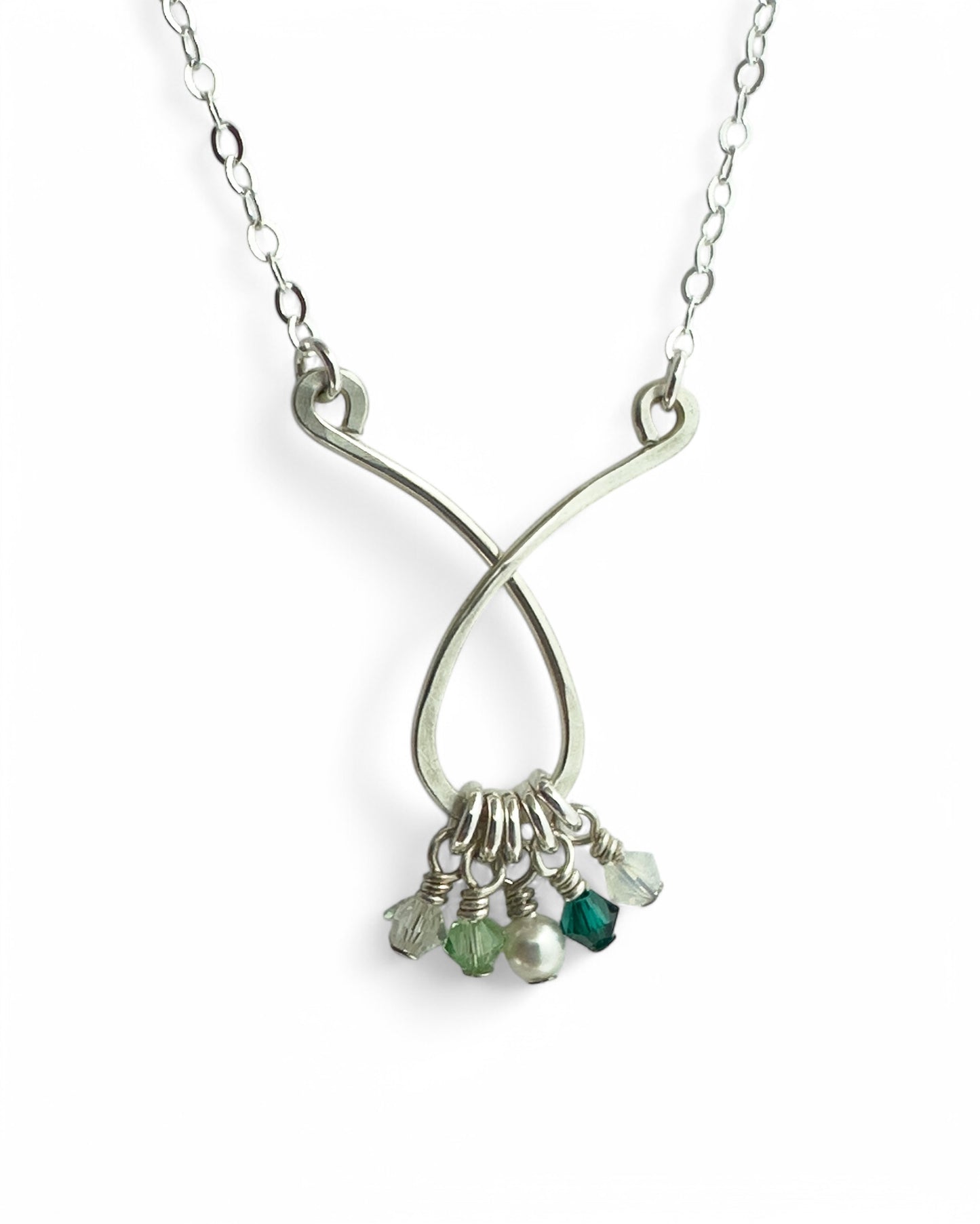 Contessa Sterling Silver Birthstone Necklace