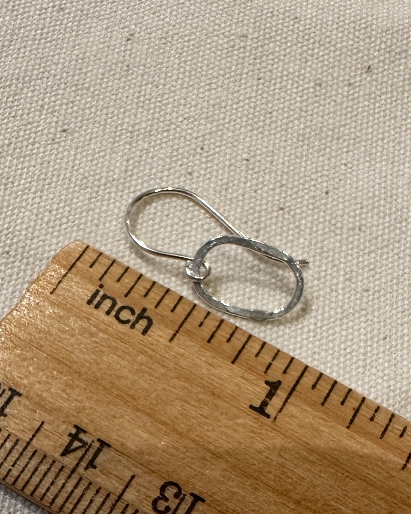 Derby Tiny Oval Earrings in Gold and Silver