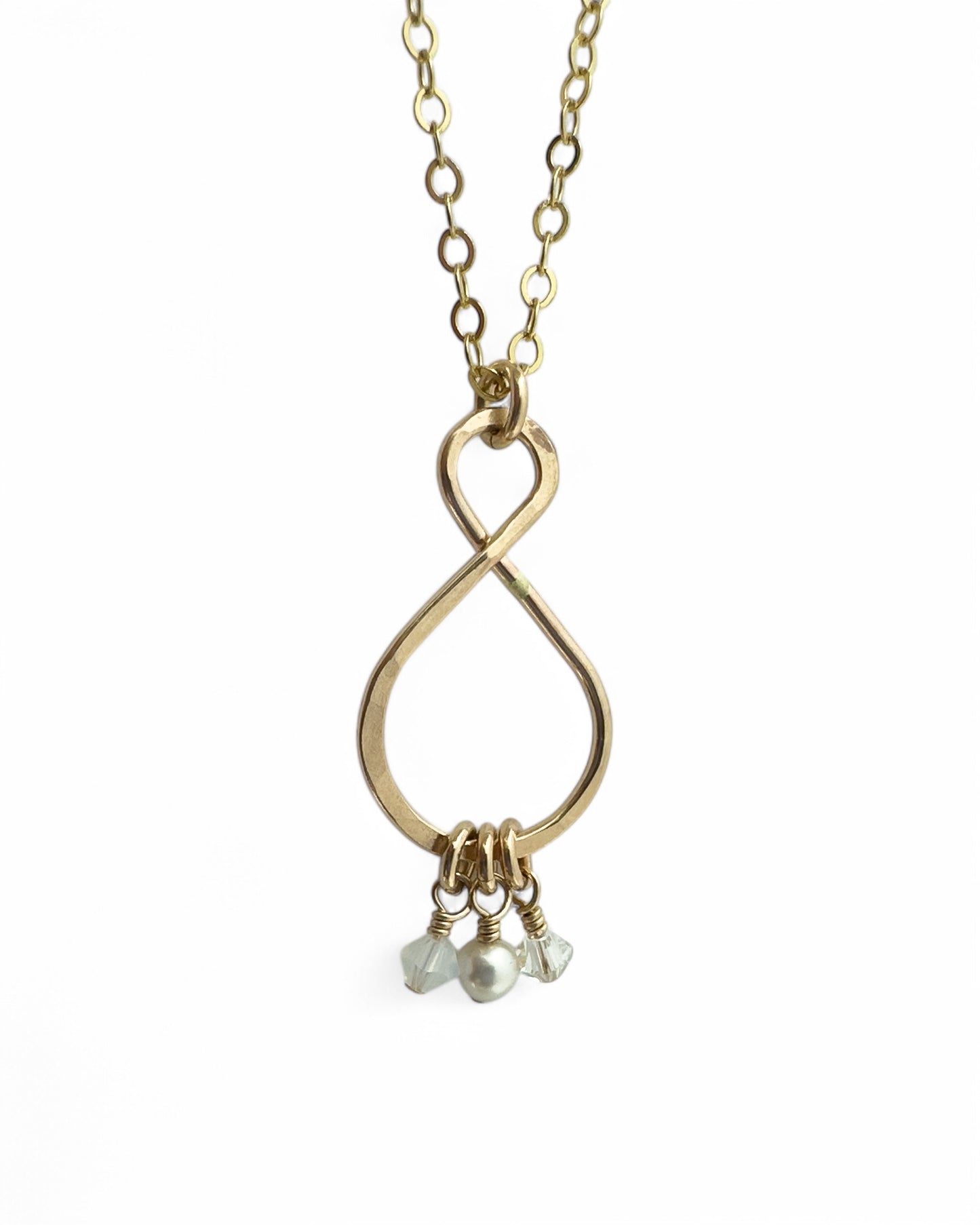Dewdrop Gold Birthstone Necklace