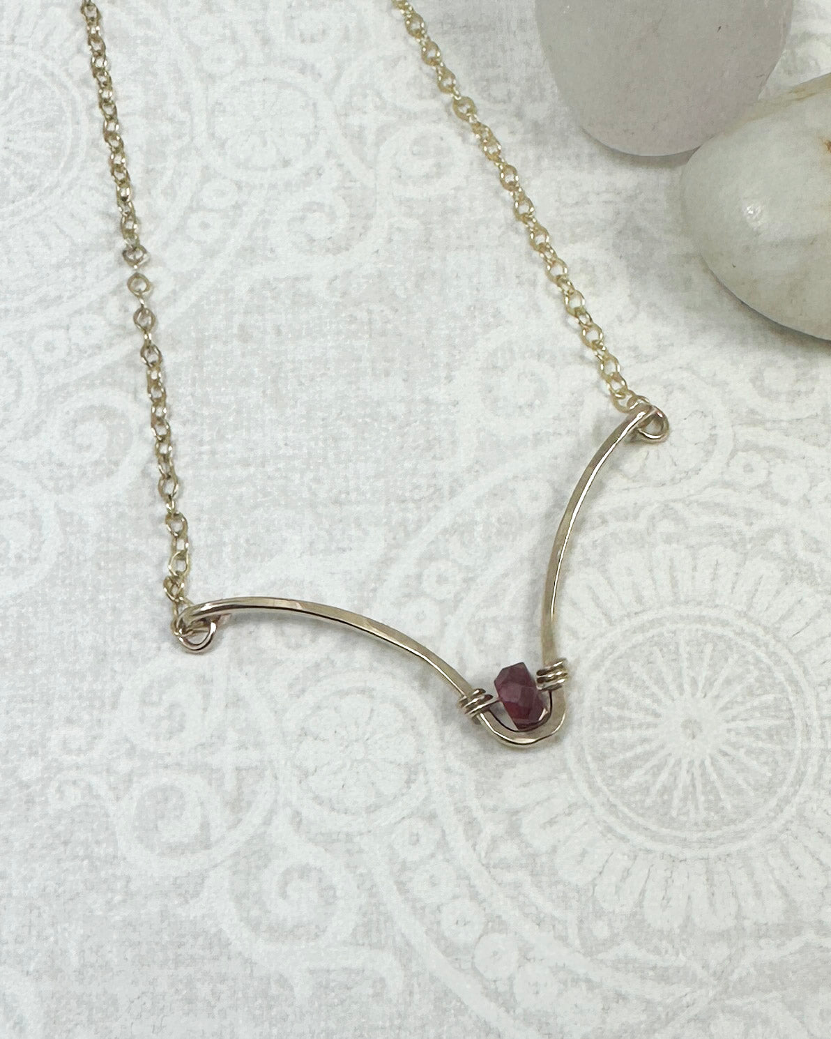 Soul Gold Gemstone Necklace