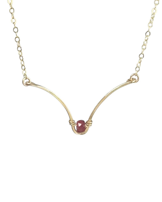 Soul Gold Gemstone Necklace