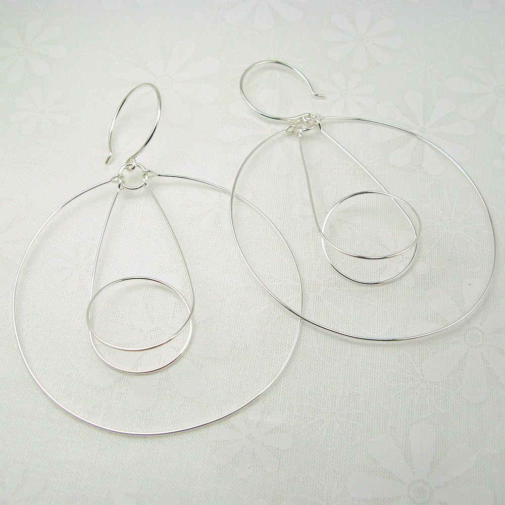 Tesla Silver Earrings