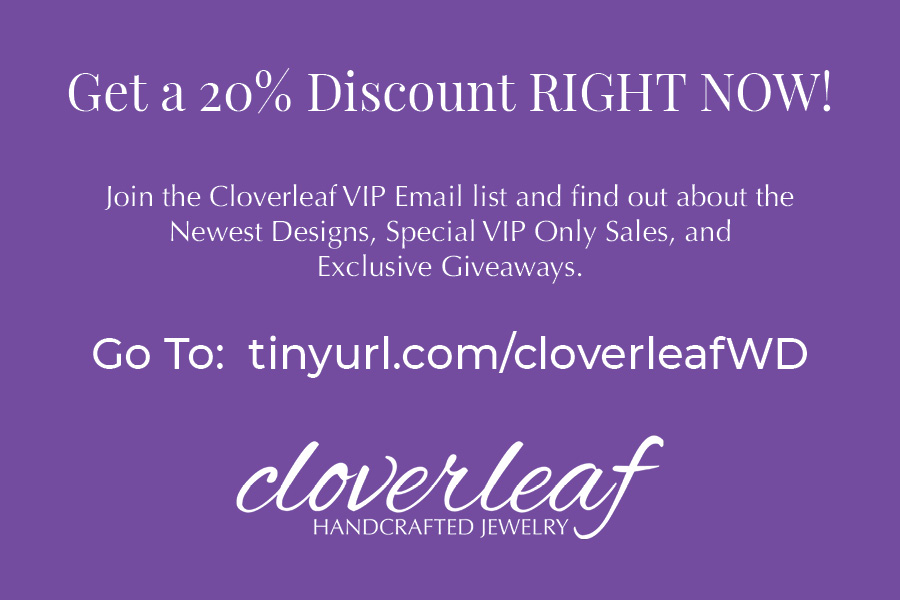 Min-I-nitials Silver Family Necklace - Cloverleaf Jewelry