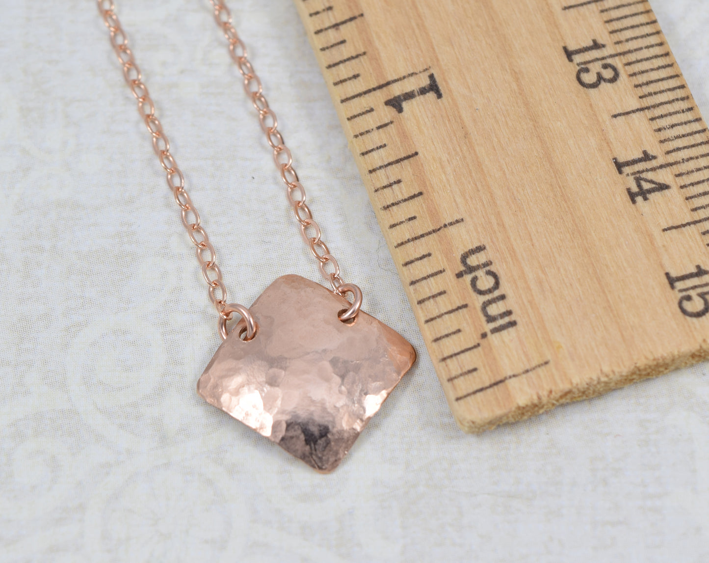 Cadence Rose Gold Diamond Necklace