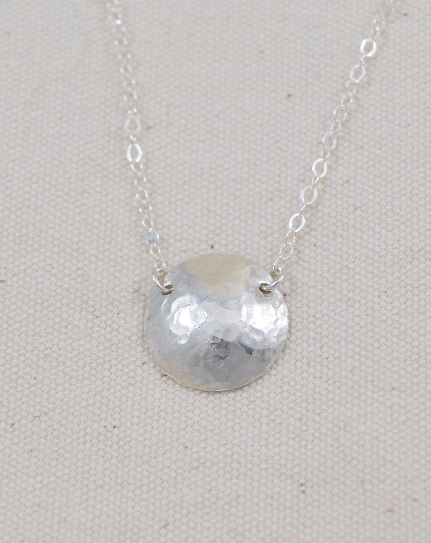 Cadence Silver Circle Necklace
