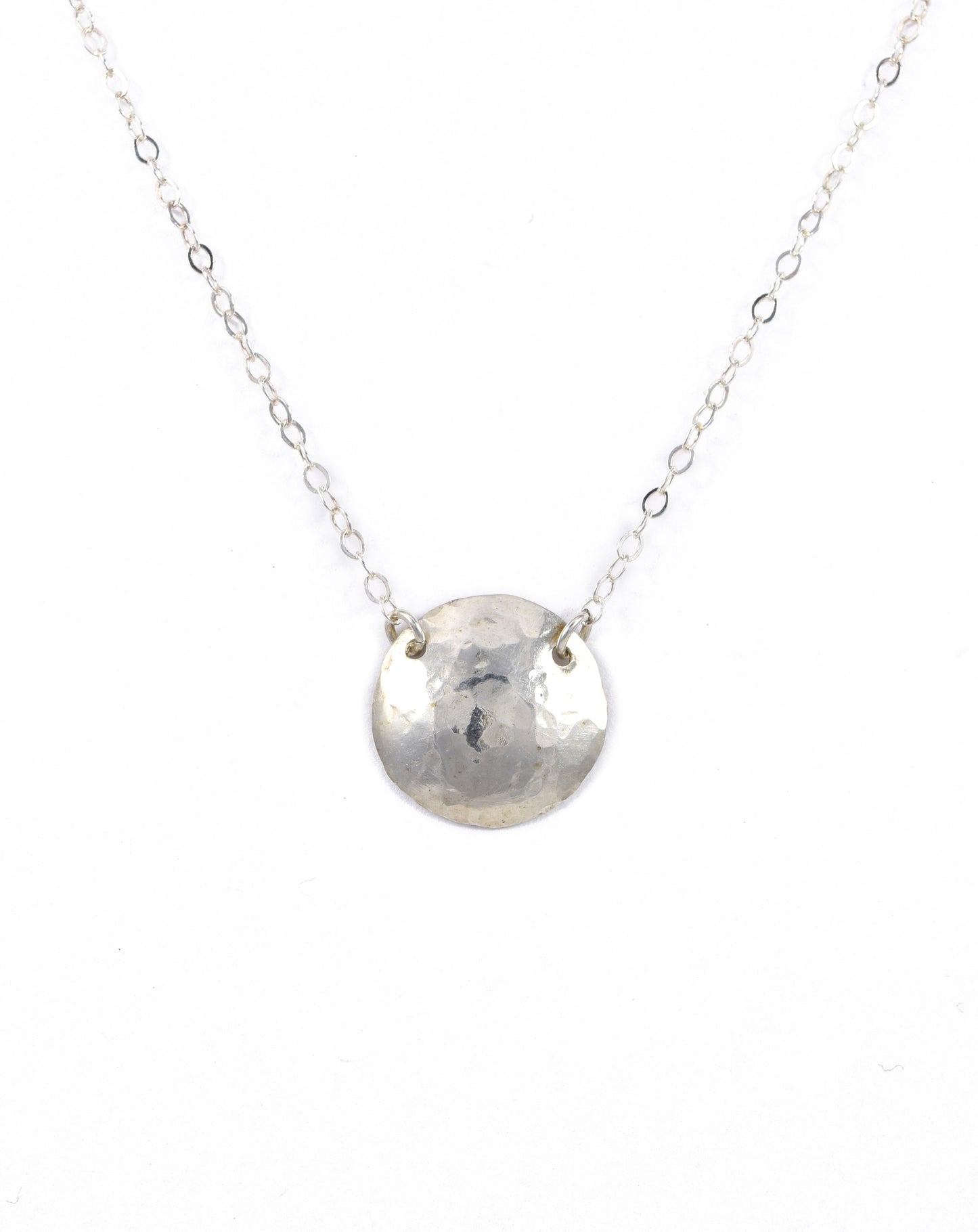 Cadence Silver Circle Necklace