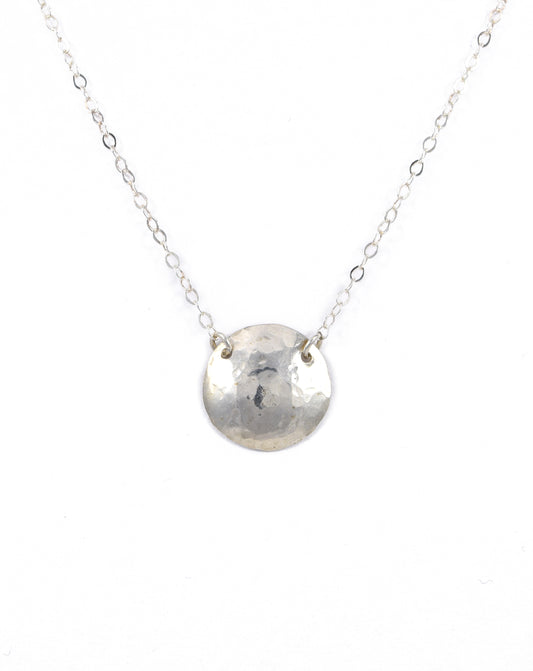 Cadence Silver Circle Necklace