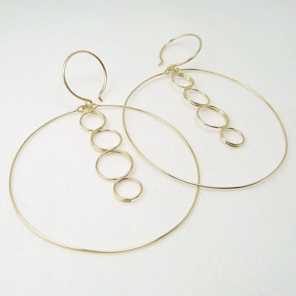 Caprice Gold Earrings
