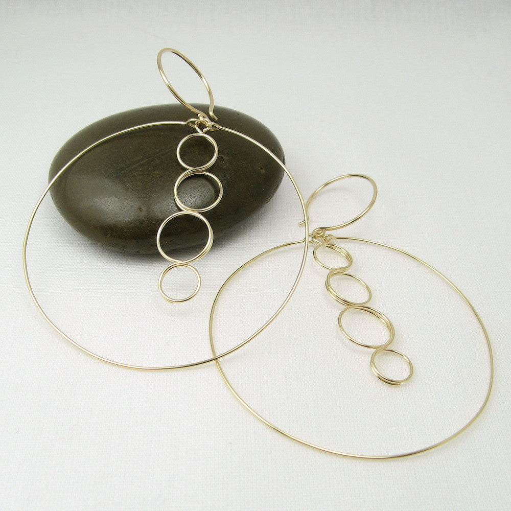 Caprice Gold Earrings
