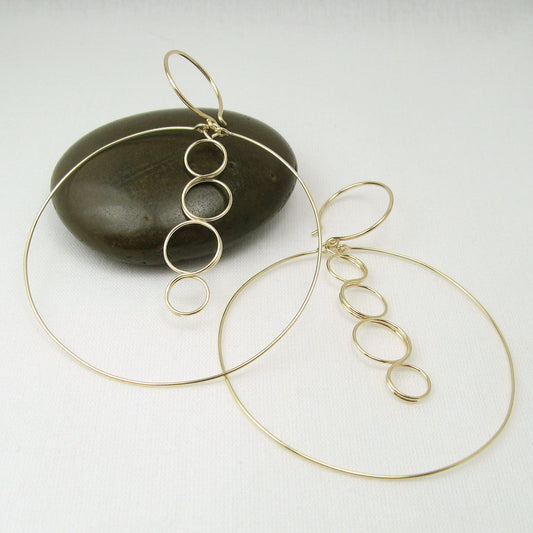 Caprice Gold Earrings