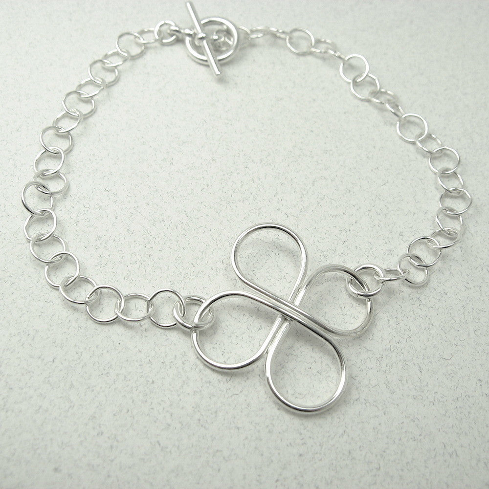 Clovers Silver Bracelet