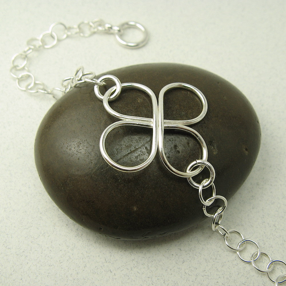 Clovers Silver Bracelet