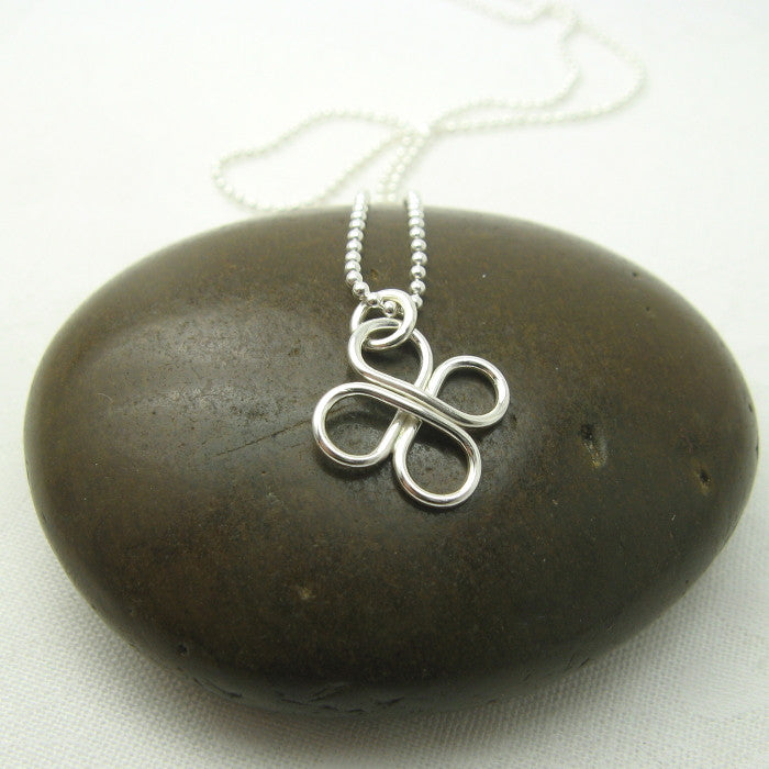 Clover Silver Necklace