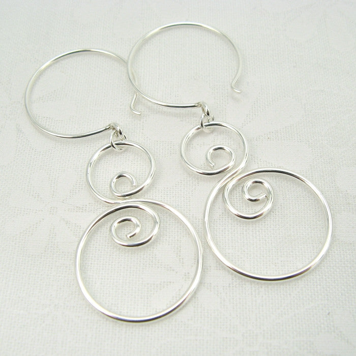 Eddy Silver Earrings