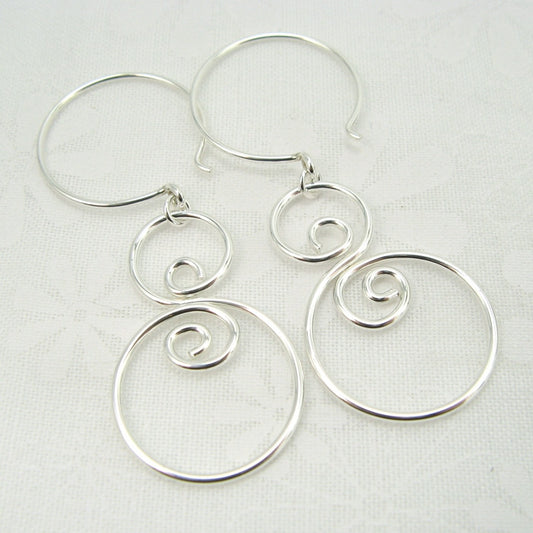 Eddy Silver Earrings