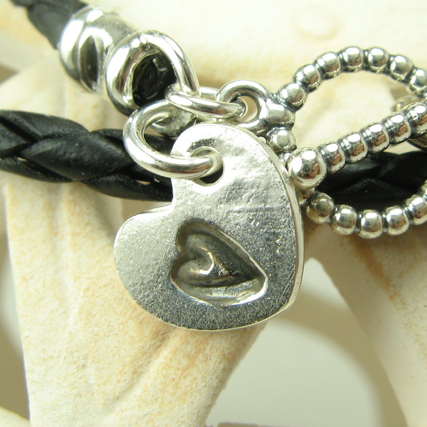 Heart in a Heart Charm
