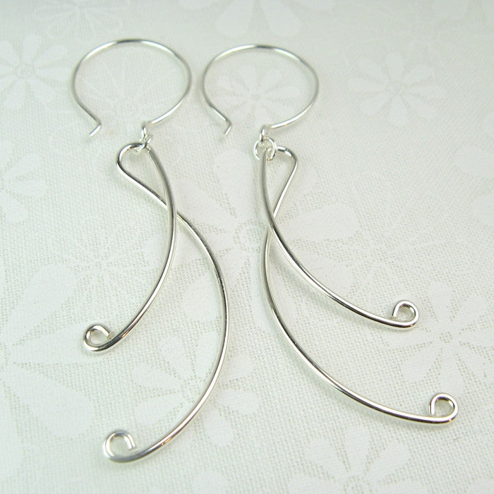 Lyric Silver Earrings