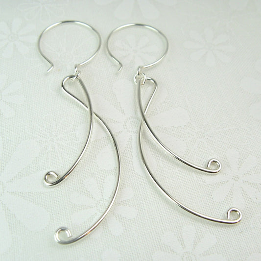 Lyric Silver Earrings