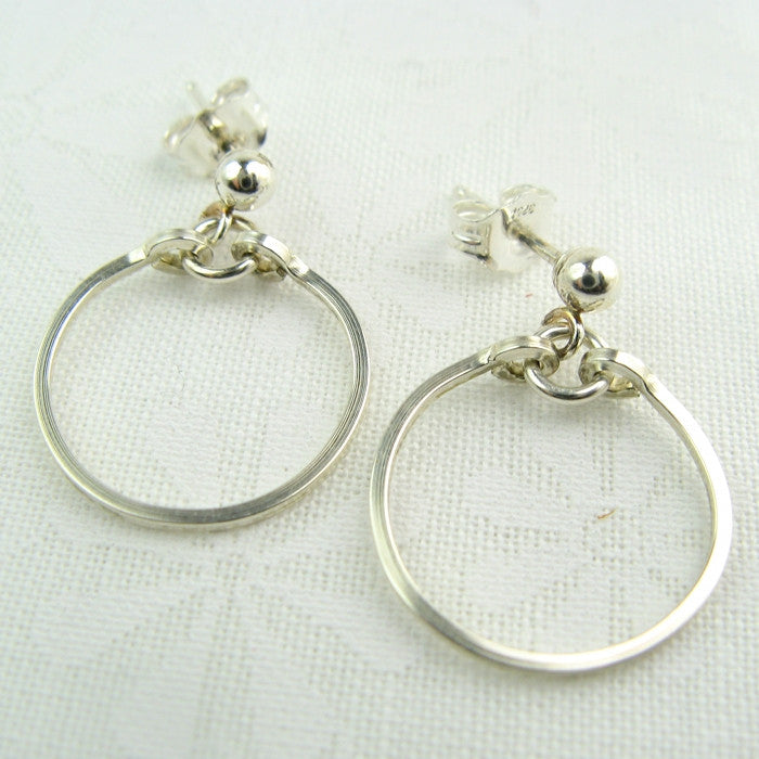 Meridian Silver Ball Post Earrings