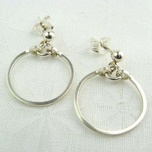 Meridian Silver Ball Post Earrings