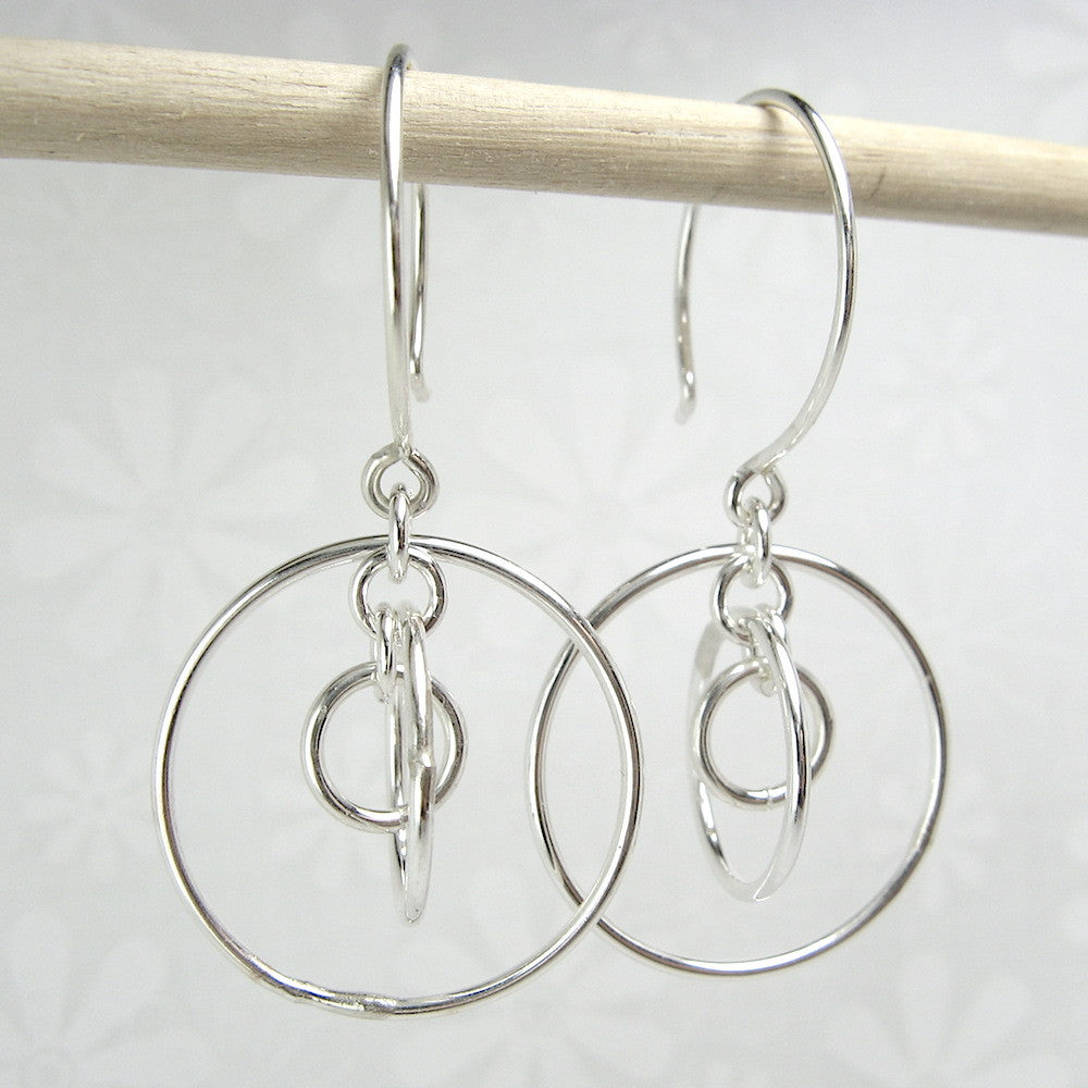 Orbit Silver Earrings