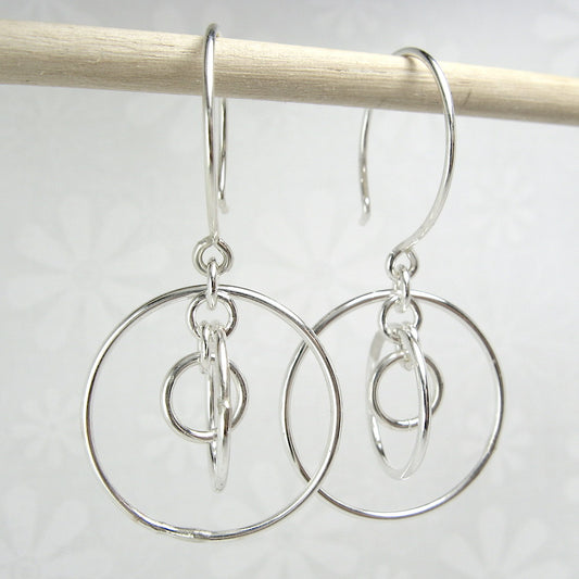 Orbit Silver Earrings