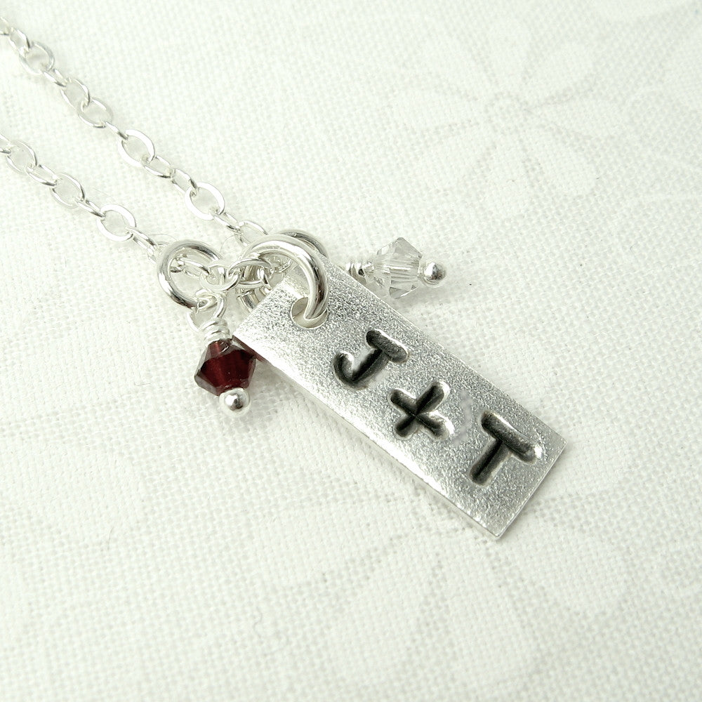 Partners Silver Couples Necklace - Cloverleaf Jewelry