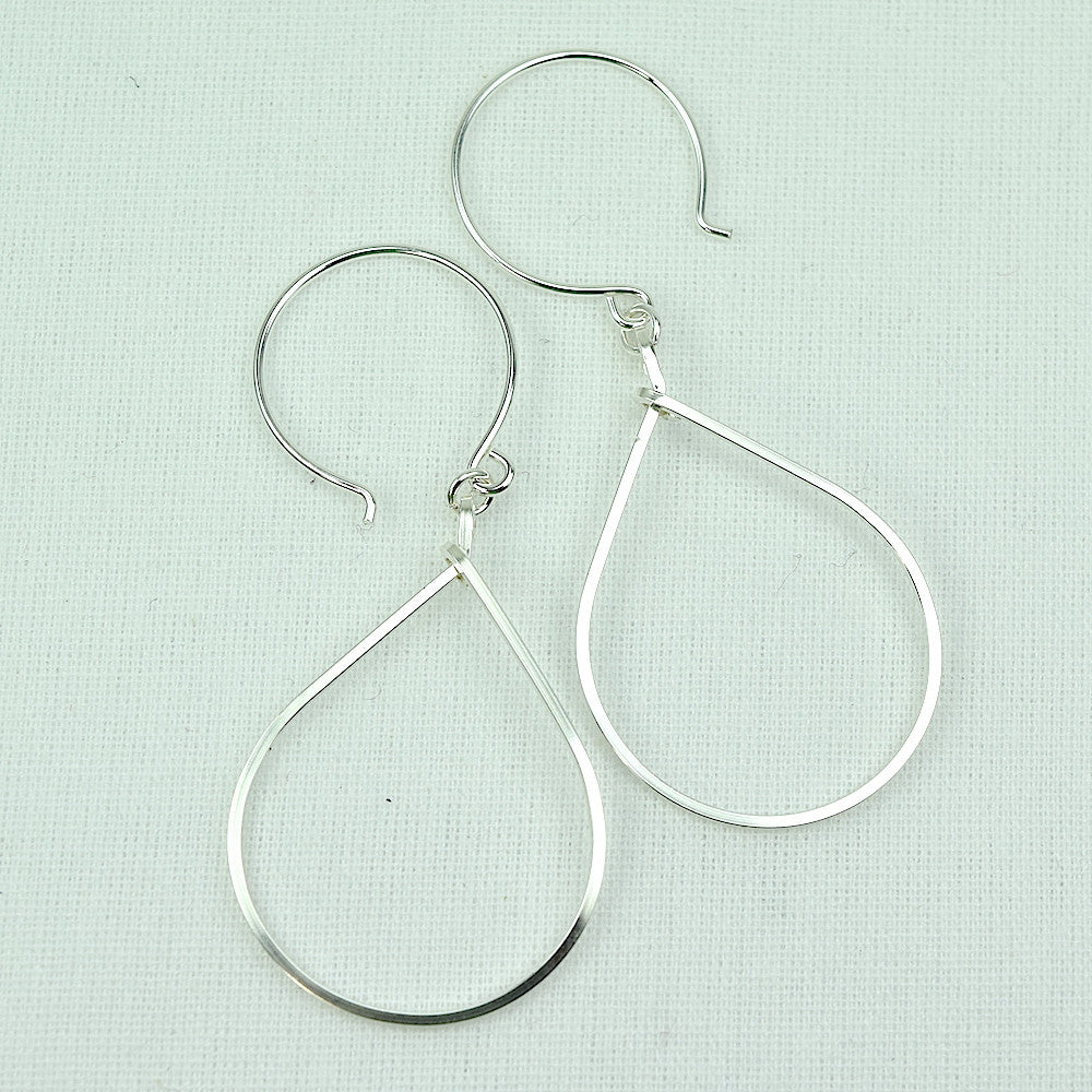 Raindrop Silver Earrings