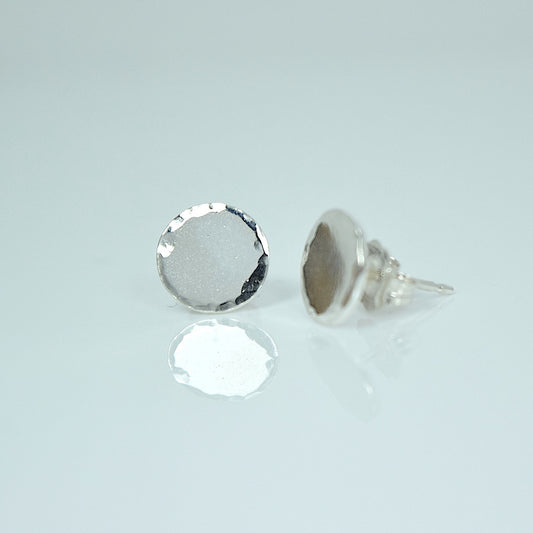 Reflect Silver Post Earrings