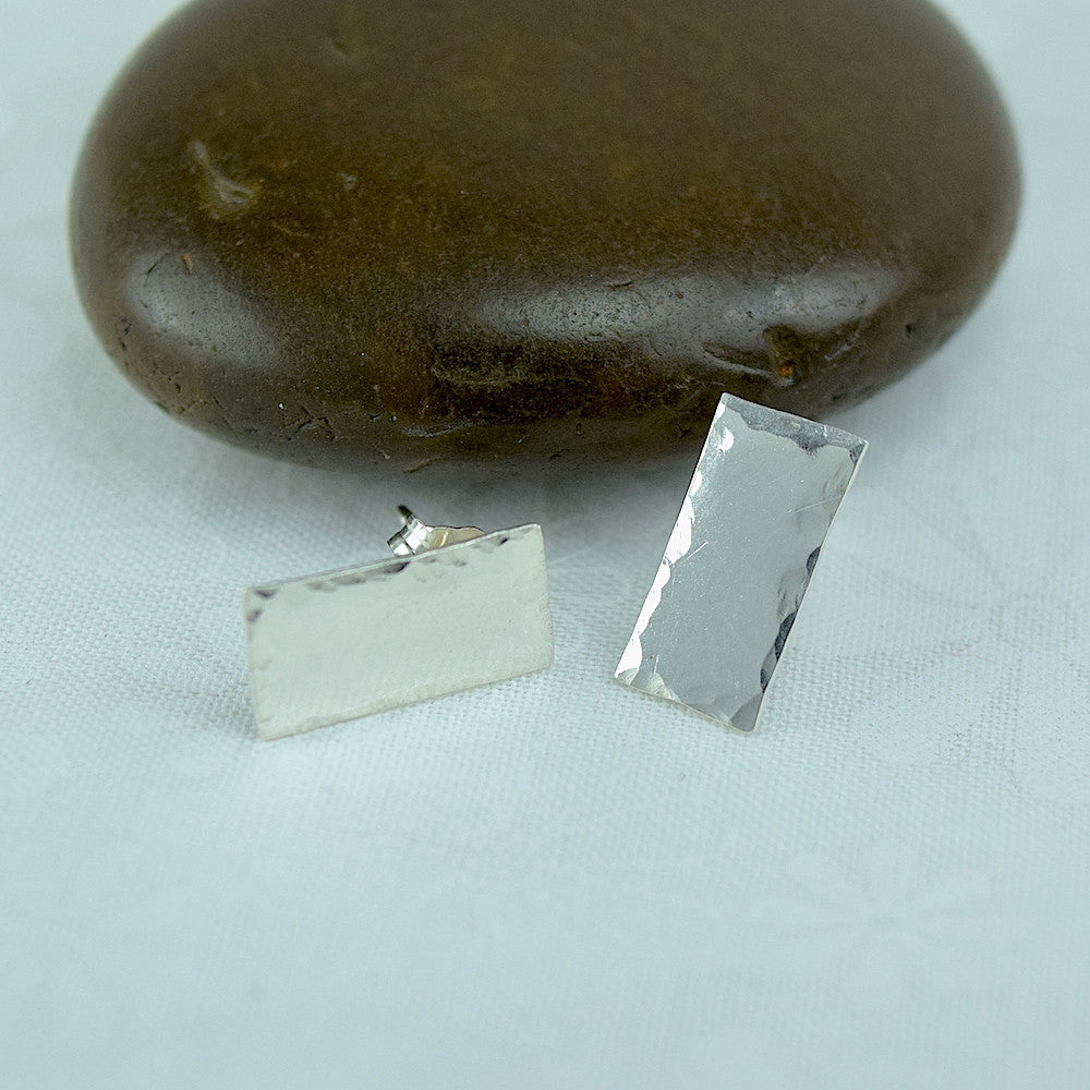 Reflect Silver Post Earrings
