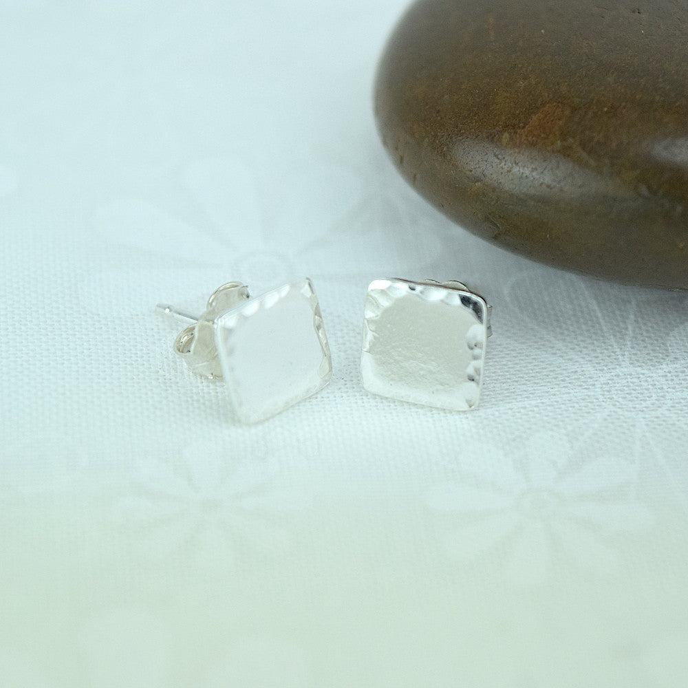 Reflect Silver Post Earrings