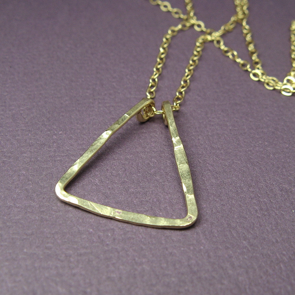 Triangle Gold Necklace