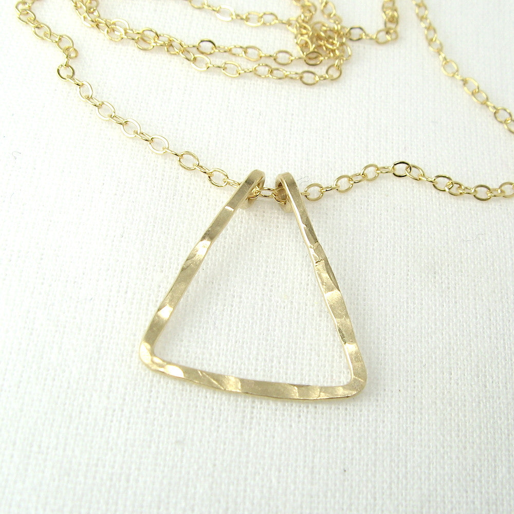 Triangle Gold Necklace