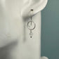 Demure Silver Gemstone Earrings