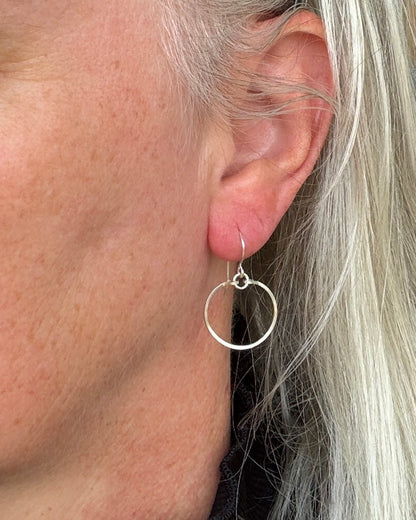 Meridian Silver Earrings - Cloverleaf Jewelry