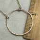 Halo Gold Circle Necklace