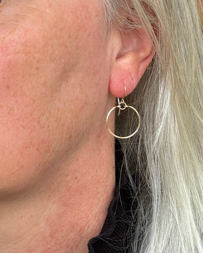 Meridian Gold Earrings - Cloverleaf Jewelry