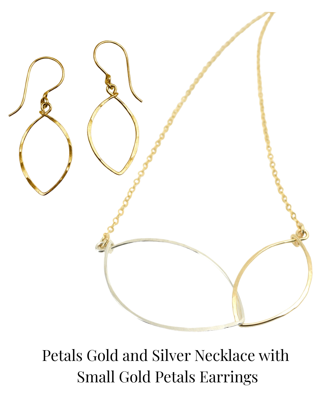 Petals Gold Jewelry Gift Set