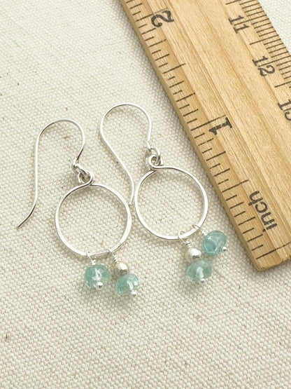 Keeper Silver Gemstone Earrings - Cloverleaf Jewelry