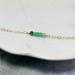 Serenity Gold Gemstone Bracelet