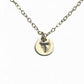 Min-I-nitials Gold Initial Necklace