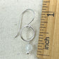 Demure Silver Gemstone Earrings