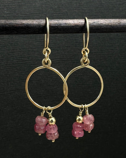 Keeper Gold Gemstone Earrings - Cloverleaf Jewelry