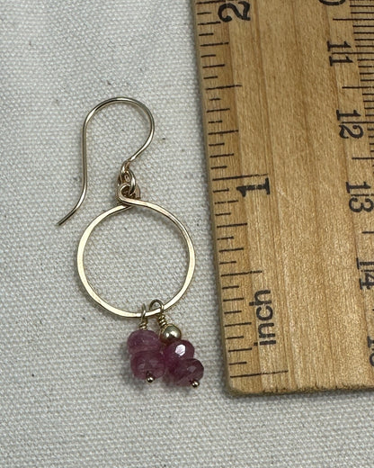 Keeper Gold Gemstone Earrings - Cloverleaf Jewelry