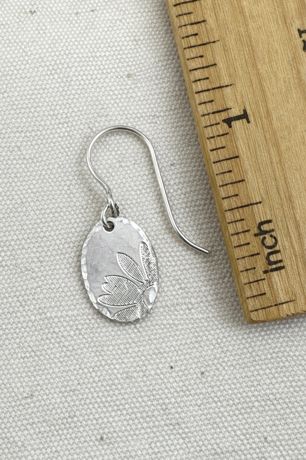 Floral Silver Earrings - Cloverleaf Jewelry